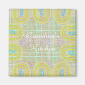 Grandma's Boho Cabin Kitchen Magneet (Voorkant)