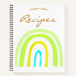 Grandma's Boho Kitchen Recipes Notebook Notitieboek