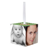 Grandmas Brag Photo Cube Ornament (Achter hoekig)