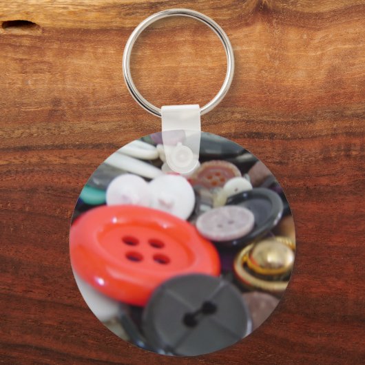 Grandmas Button Jar Sleutelhanger (Voorkant)