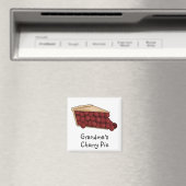 Grandma's Cherry Pie Magnet (Insitu (Vaatwasser))