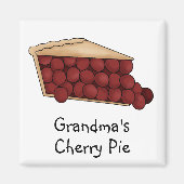 Grandma's Cherry Pie Magnet (Voorkant)