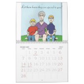 Grandmas collage agenda kalender (Feb 2027)