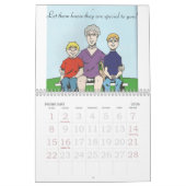 Grandmas collage agenda kalender (Feb 2026)