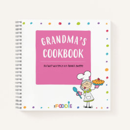  GRANDMA'S COOKBOOK - Persoonlijk blanco recept bo Notitieboek