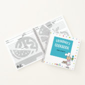 GRANDMA'S COOKBOOK - Persoonlijk blanco recept bo Notitieboek (Binnen)