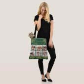Grandma's Custom Elegant Christmas Photo Collage Tote Bag (Op model)