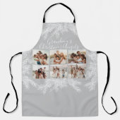 Grandma's Custom Photo Collage Elegant Christmas  Schort (Voorkant)