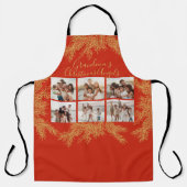 Grandma's Custom Photo Collage Elegant Christmas Schort (Voorkant)