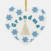 Grandma's Custom Photo Ornament (Voorkant)