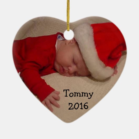 Grandma's Custom Photo Ornament (Achterkant)