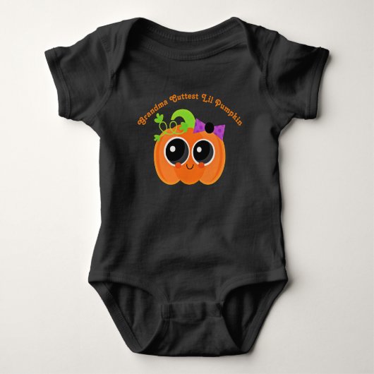 Grandmas Cuttest Lil Pumpkin Romper (Voorkant)