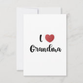 Grandma's Day I Love Grandma Heart Explosion Gift  Bedankkaart (Voorkant)