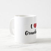 Grandma's Day I Love Grandma Heart Explosion Gift  Koffiemok (Voorkant links)