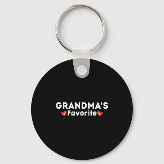 Grandmas Favorite Cute Family Humor For Loving Gra Sleutelhanger (Voorkant)