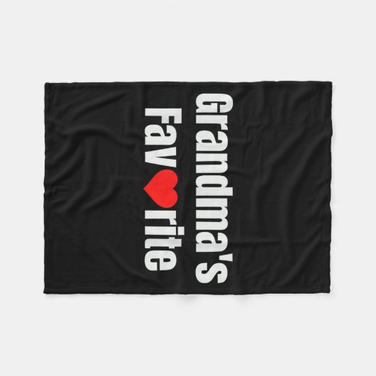 Grandma's Favorite  Fleece Deken (Voorkant (Horizontaal))