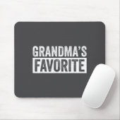 Grandmas Favorite Grandson Funny Granhild Granddau Muismat (Met muis)