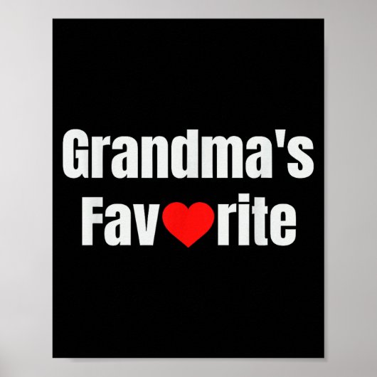 Grandma's Favorite  Poster (Voorkant)