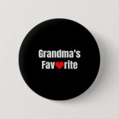 Grandma's Favorite Ronde Button 5,7 Cm (Voorkant)