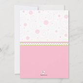 Grandma's First - Baby shower Invitation Kaart (Achterkant)