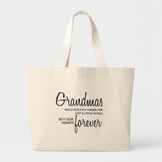Grandmas Forever Black Grote Tote Bag