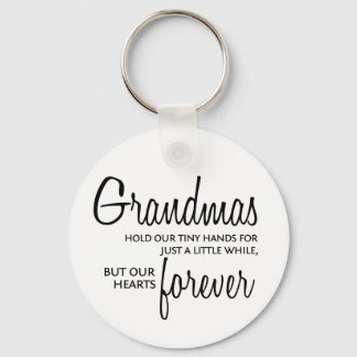 Grandmas Forever Black Sleutelhanger