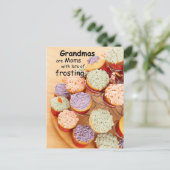 Grandmas Frosting Moederdag Cupcakes Briefkaart (Staand voorkant)