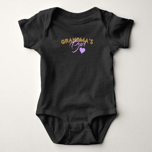 Grandma's Girl-Baby Jersey Bodysuit (Voorkant)