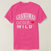 Grandmas Gone Wild Funny Wine Drinking  T-shirt (Design voorkant)