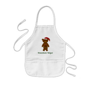Grandma's Helper Christmas Apron - Kids' Apron Kinder Schort