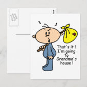 Grandma's House Baby (BLUE) Briefkaart (Voorkant / Achterkant)