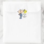 Grandma's House Baby (BLUE) Ronde Sticker (Tas)