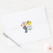 Grandma's House Baby (BLUE) Ronde Sticker (Envelop)