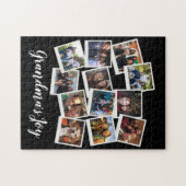 Grandma's Joy Photo Lijst Collage Modern Trendy Legpuzzel (Horizontaal)