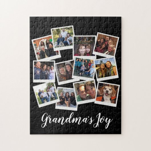 Grandma's Joy Photo Lijst Collage Modern Trendy Legpuzzel (Verticaal)