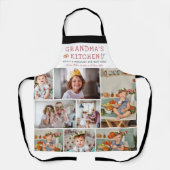 Grandma's Kitchen | 8 Foto gepersonaliseerd Schort (Voorkant)