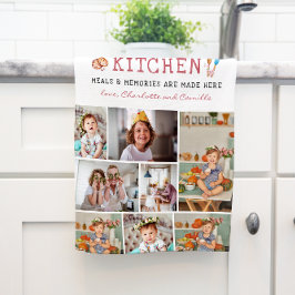 Grandma's Kitchen | 8 Foto gepersonaliseerd Theedoek