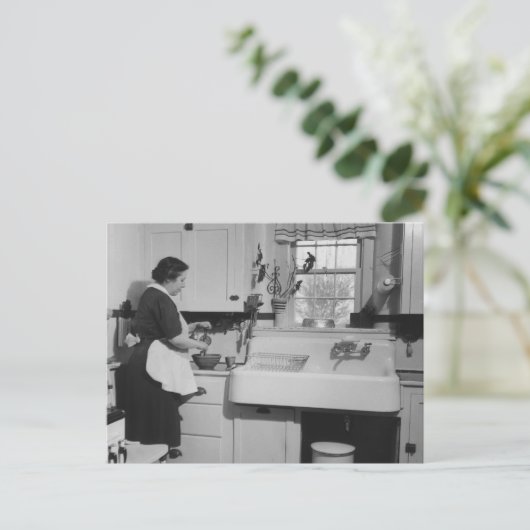 Grandma's Kitchen -  Briefkaart (Staand voorkant)