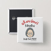 Grandma's Kitchen Button (Voorkant /achterkant)