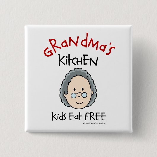 Grandma's Kitchen Button (Voorkant)