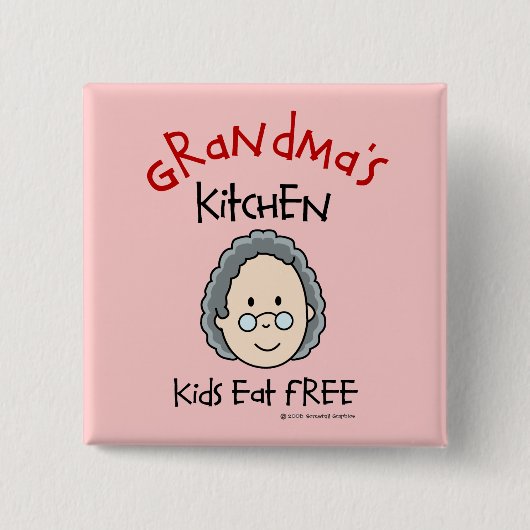Grandma's Kitchen Button (Voorkant)
