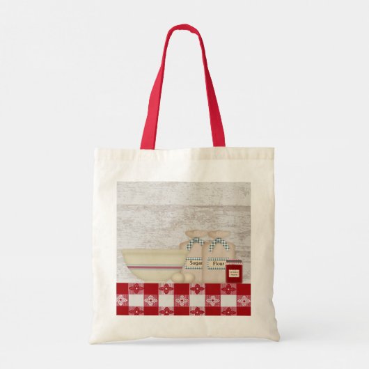 Grandma's Kitchen Canvas tas (Achterkant)