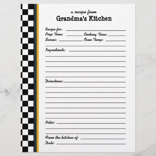 Grandmas Kitchen Gele Accent Recipe Gele Gele Gele (Voorkant)
