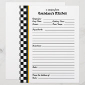 Grandmas Kitchen Gele Accent Recipe Gele Gele Gele (Voorkant / Achterkant)