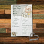 Grandma's Kitchen | Gepersonaliseerd koekjesrecept Theedoek<br><div class="desc">Maak een hoop van oma's favoriete koekjes met haar recept, gedrukt op deze prachtig gepersonaliseerde theehanddoek. Zorg altijd dat haar favoriete recept bij de hand ligt om een hoop oma's of mam's koekjes voor familie, vrienden of cadeautjes op te nemen. U kunt het ontwerp voor recepten van om het even...</div>
