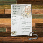 Grandma's Kitchen | Gepersonaliseerd koekjesrecept Theedoek