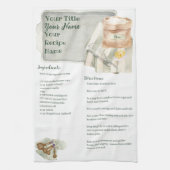 Grandma's Kitchen | Gepersonaliseerd koekjesrecept Theedoek (Verticaal)