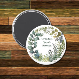 Grandma's Kitchen | Gepersonaliseerde Waterverf Wr Magneet