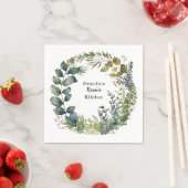 Grandma's Kitchen | Gepersonaliseerde Waterverf Wr Servet (Insitu)