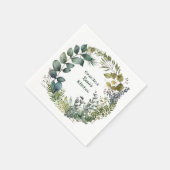 Grandma's Kitchen | Gepersonaliseerde Waterverf Wr Servet (Hoek)